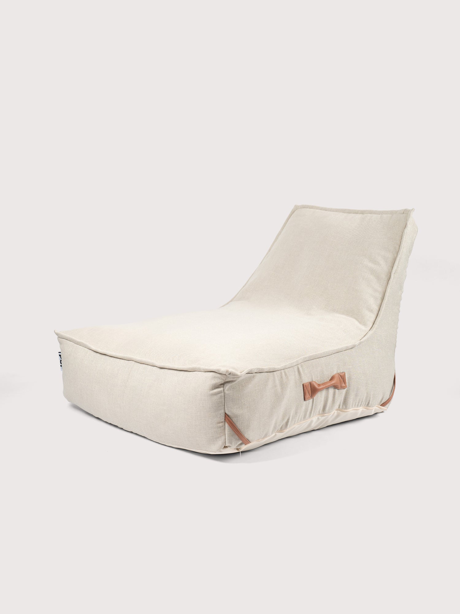 Sillón Lounge PUF 80% Lino - Beige