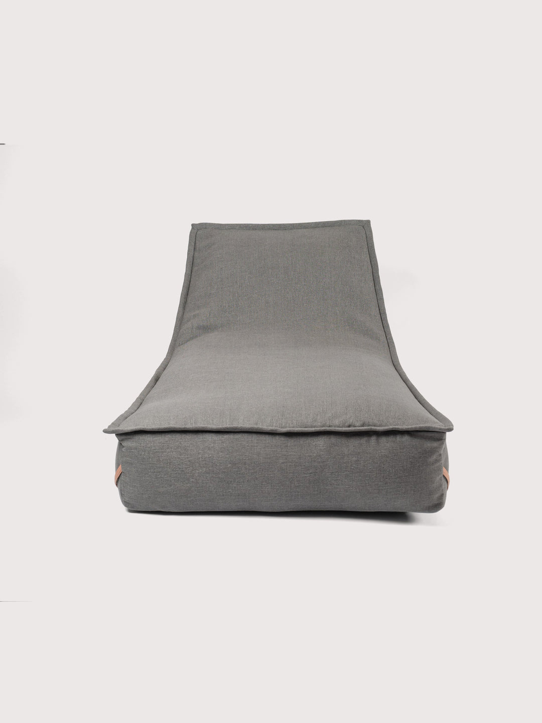 Funda Sillón Lounge PUF 80% Lino - Gris Oscuro