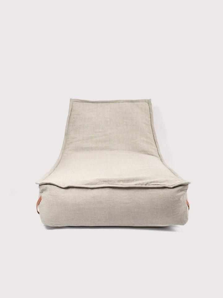 Funda Sillón Lounge PUF 100% Lino - Beige