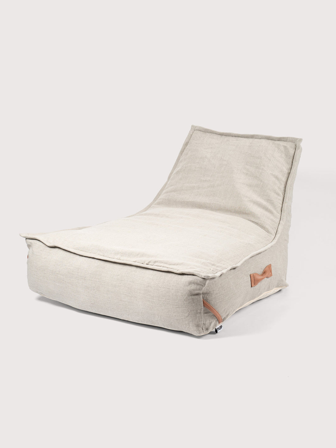 Funda Sillón Lounge PUF 100% Lino - Beige