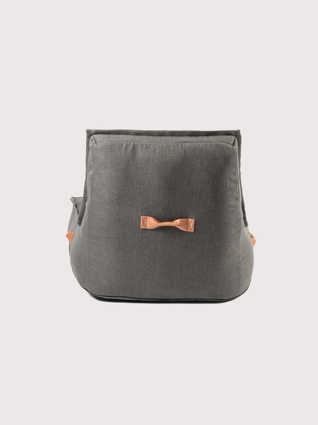 Funda Sillón Lounge PUF 80% Lino - Gris Oscuro