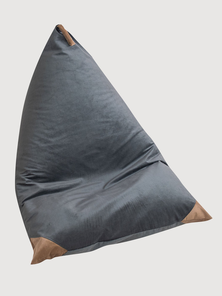 Funda Puff Triangular de Interior PUF - Gris Oscuro