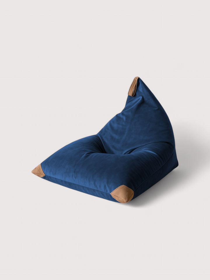Puff Triangular de Interior PUF - Azul