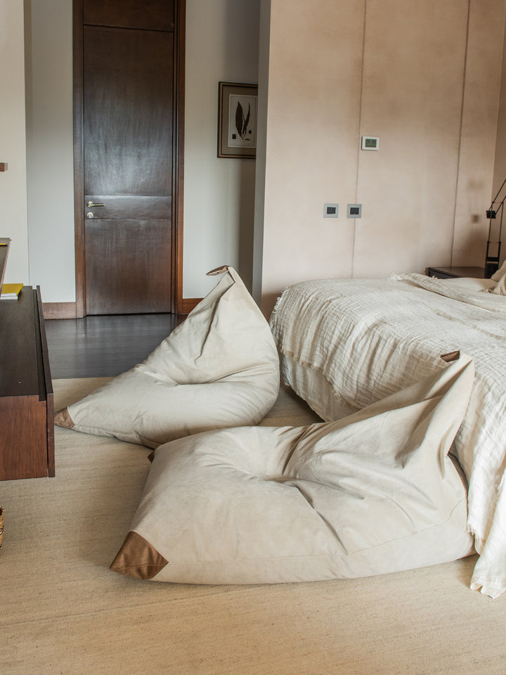 Puff Triangular de Interior PUF - Beige