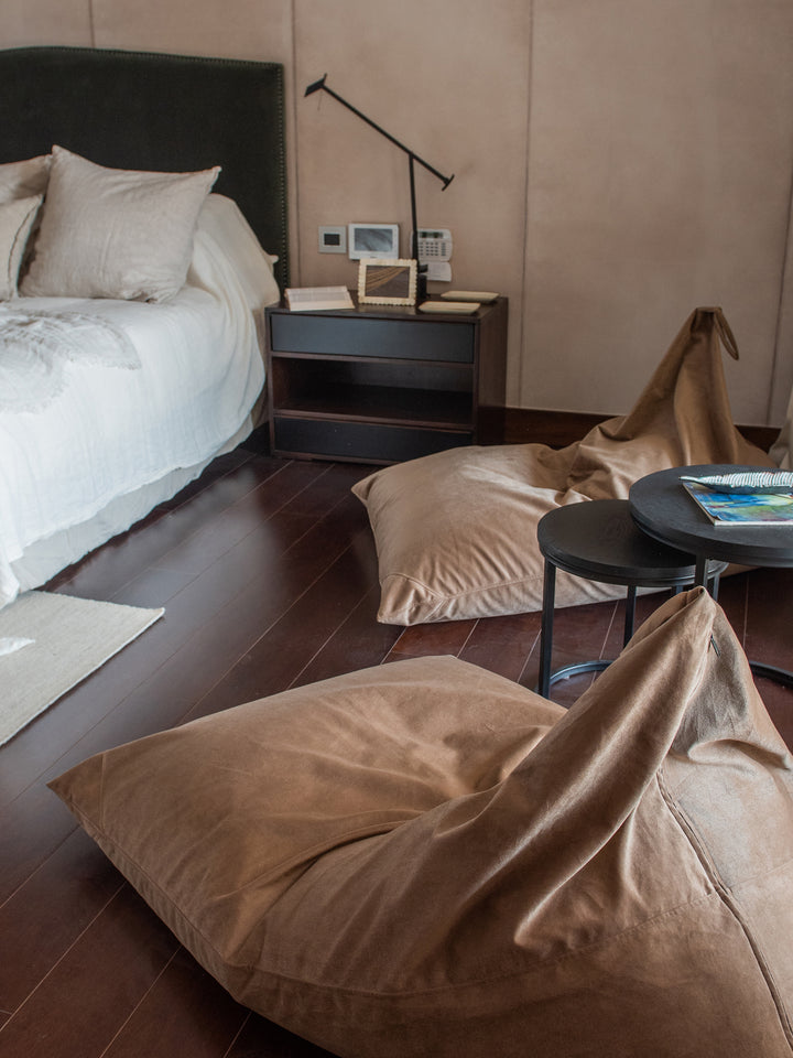 Puff Triangular de Interior PUF - Camel