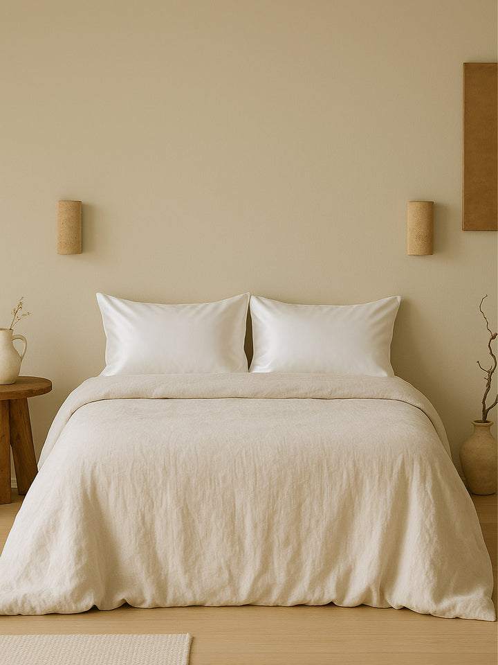 Funda de Seda Mulberry 100% - Blanco