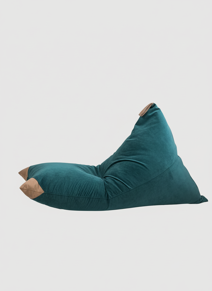 Puff Triangular de Interior PUF - Verde Botella