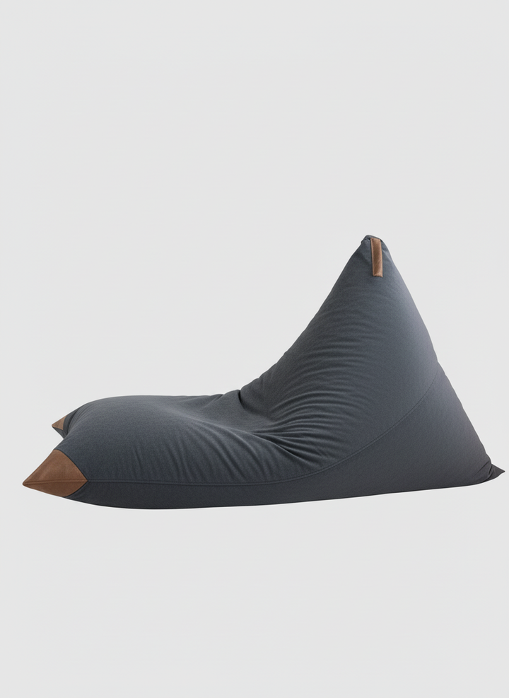 Puff Triangular de Interior PUF - Gris Oscuro