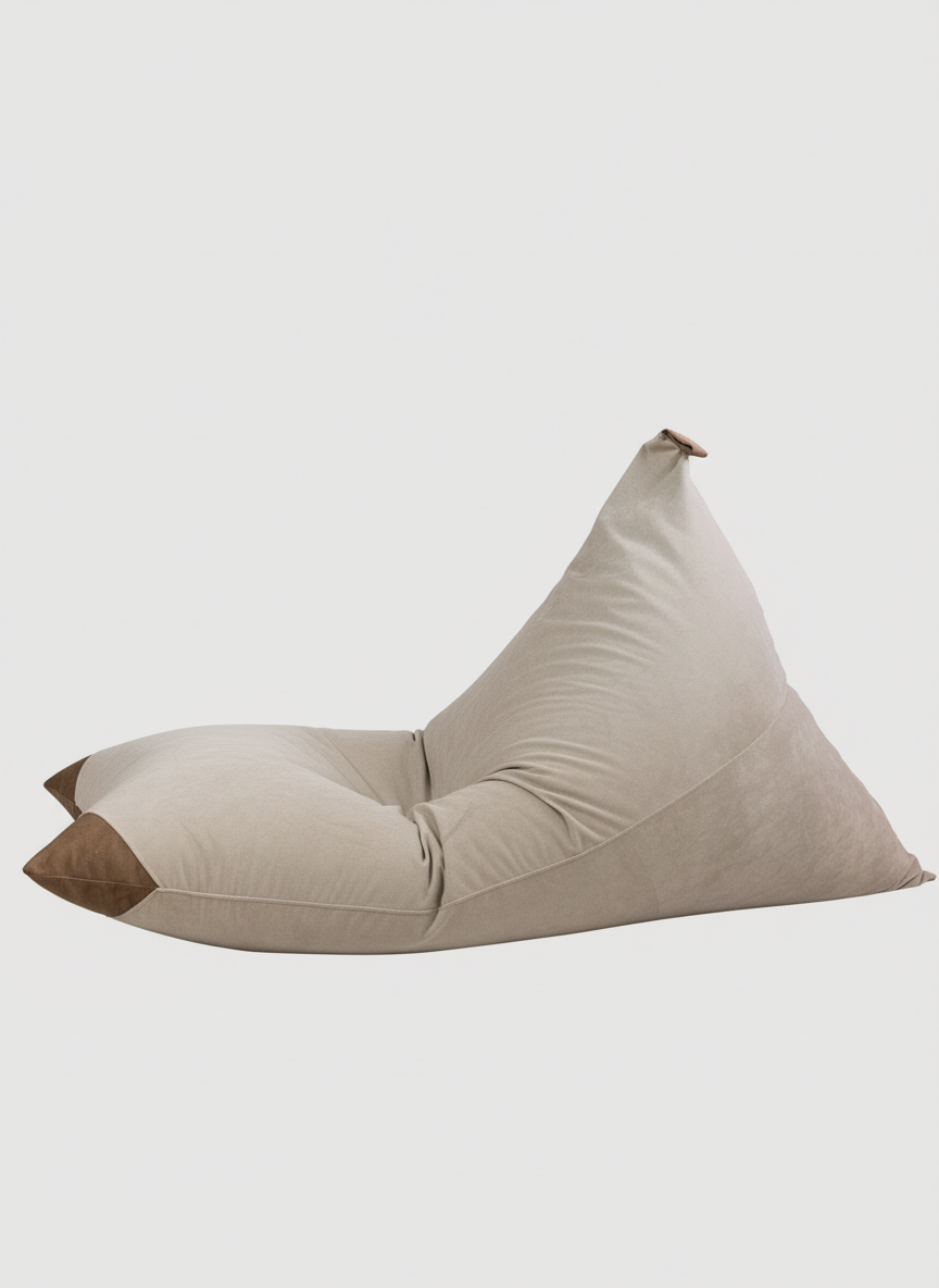 Puff Triangular de Interior PUF - Beige