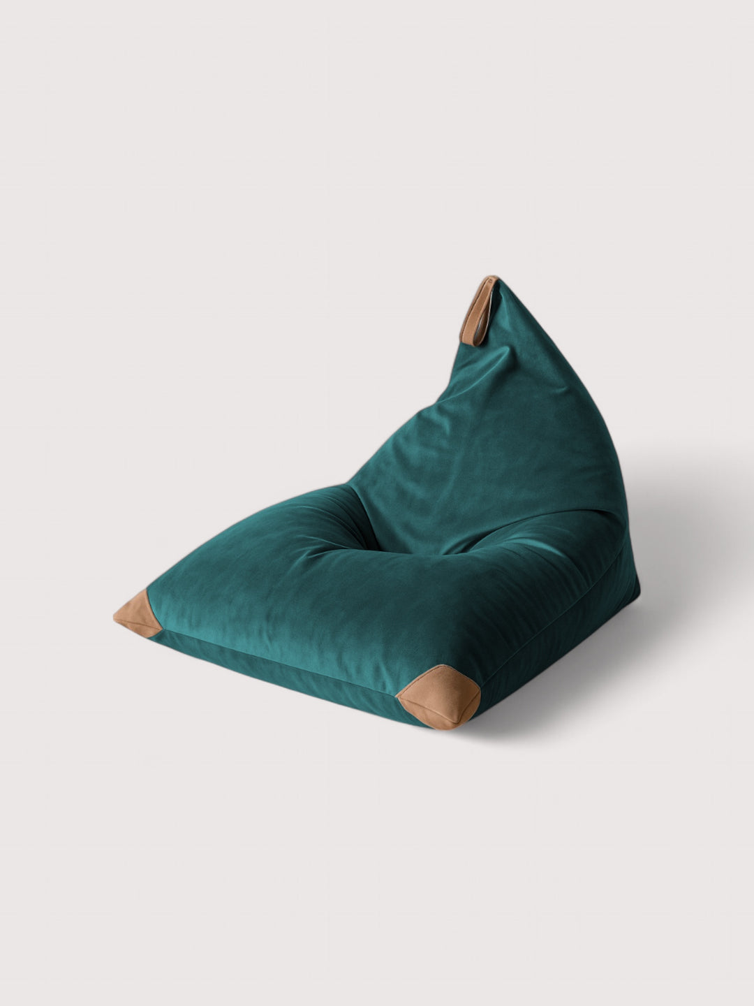 Puff Triangular de Interior PUF - Verde Botella