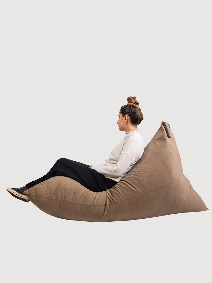 Puff Triangular de Interior PUF - Camel