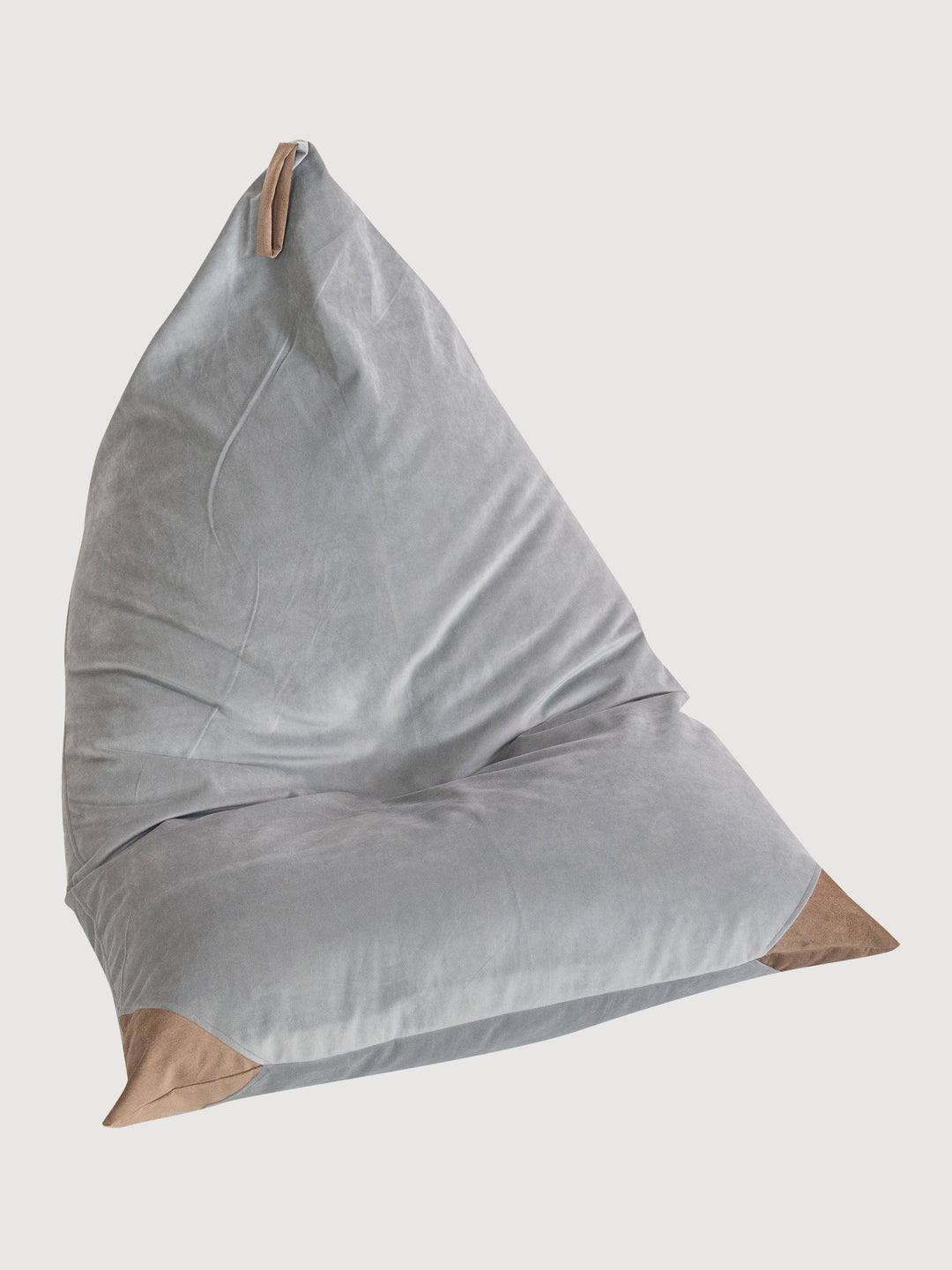 Puff Triangular de Interior PUF - Gris Claro
