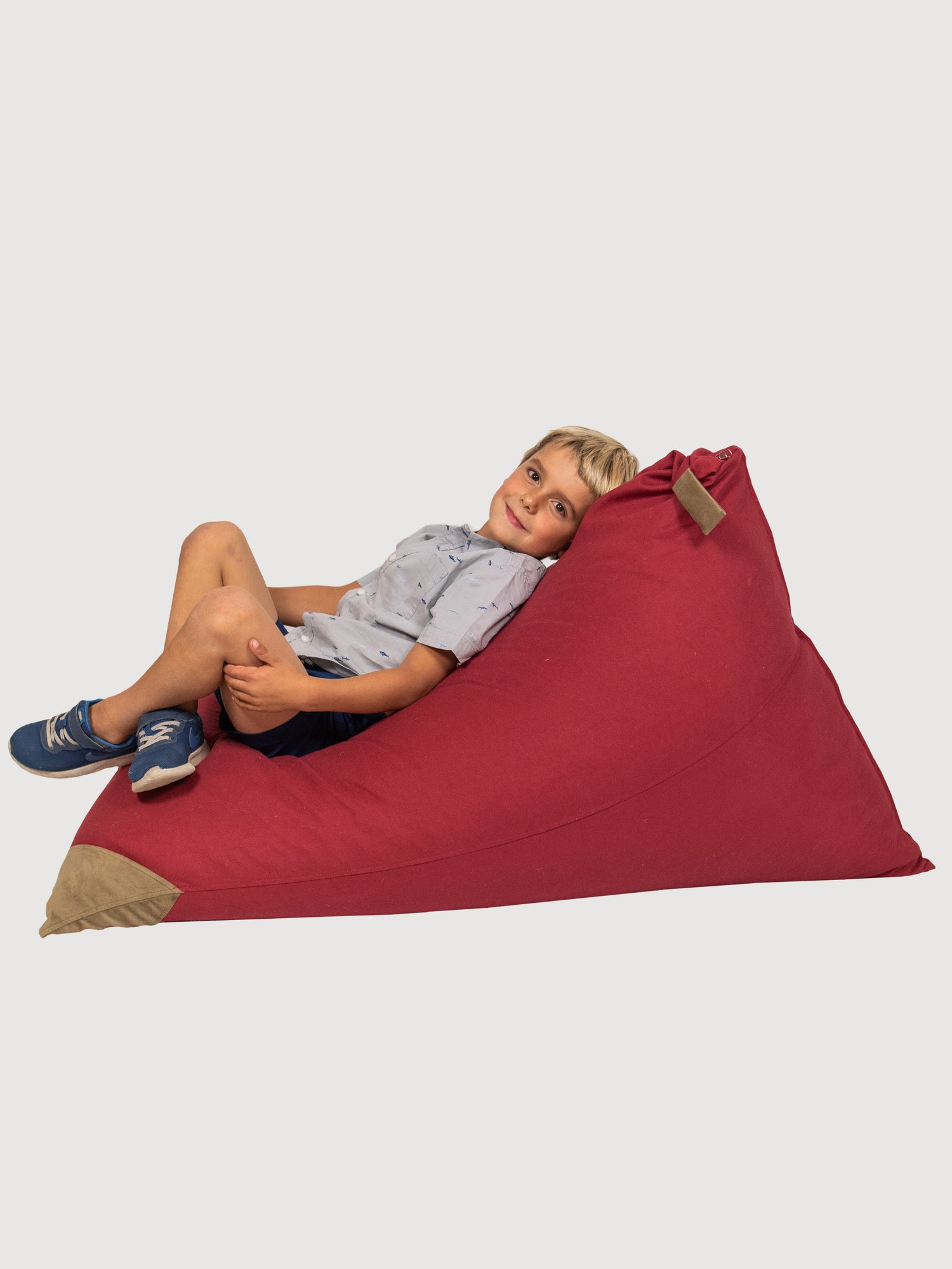 Puff Triangular para Niños PUF - Rojo