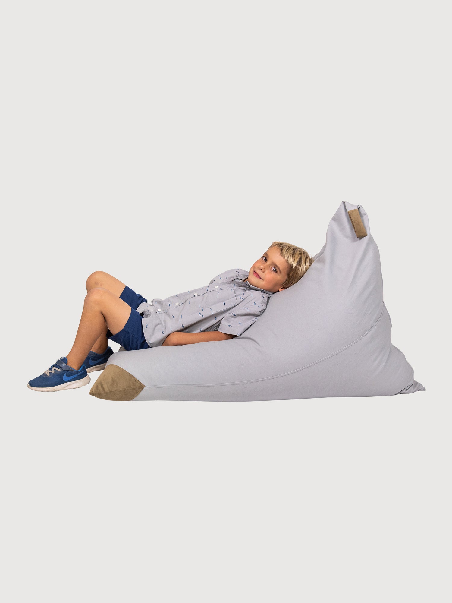 Puff Triangular para Niños PUF - Gris