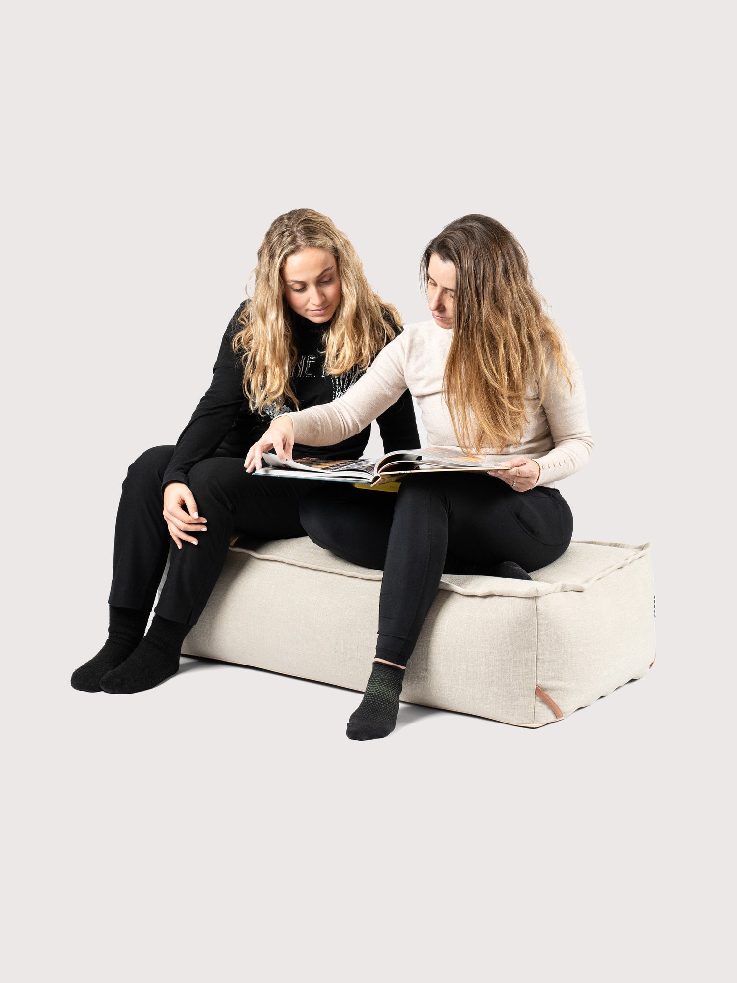 Modular Lounge PUF 80% Lino - Beige