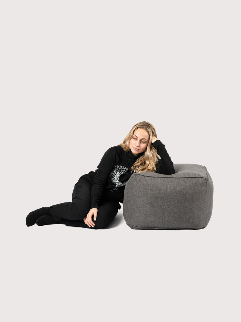 PUF Modular Cuadrado 80% Lino