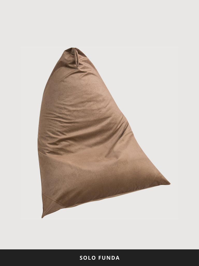 Funda Puff Triangular de Interior PUF (Sin Relleno) - Camel