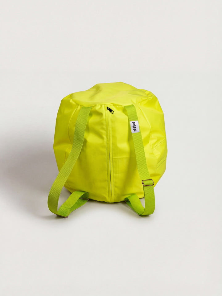 Mochila Cojin PUF - Amarillo Fluorescente