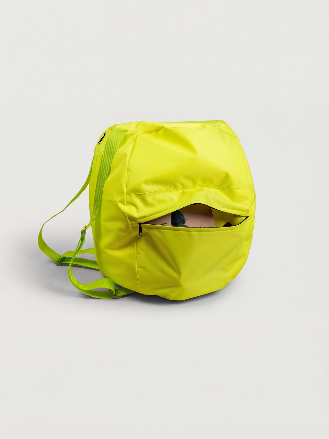 Mochila Cojin PUF - Amarillo Fluorescente