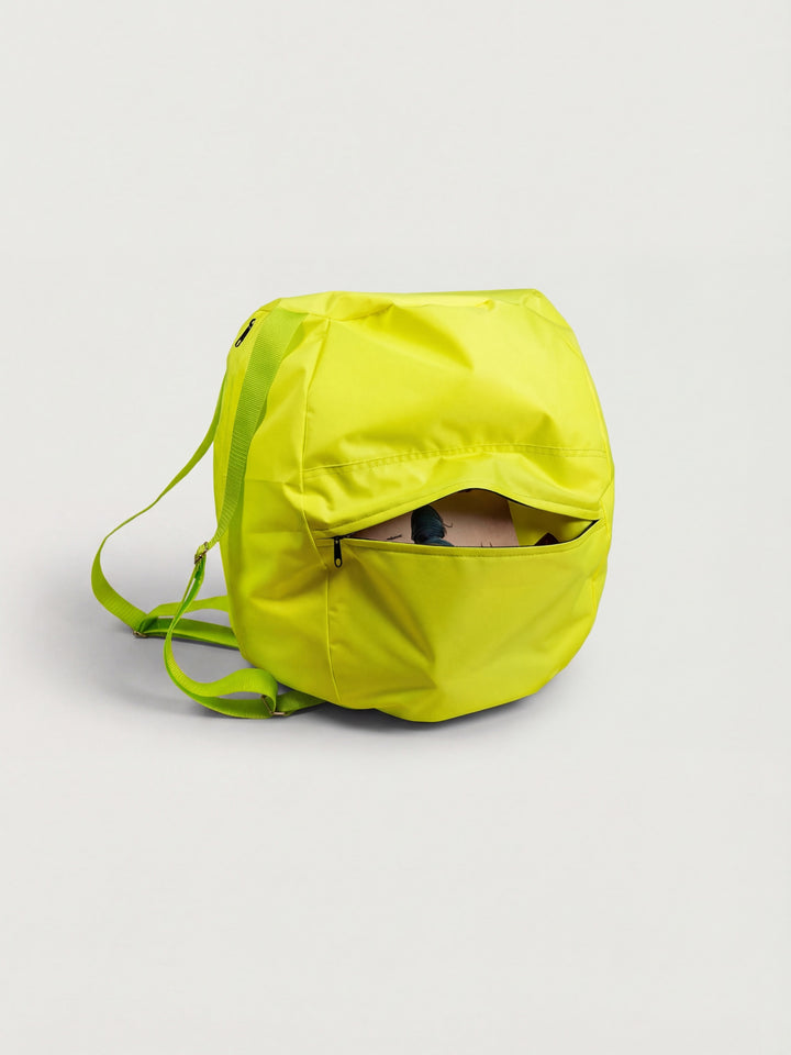 Mochila Cojin PUF - Amarillo Fluorescente