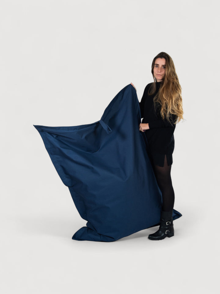 Puff Rectangular Exterior Impermeable PUF - Azul / Azul