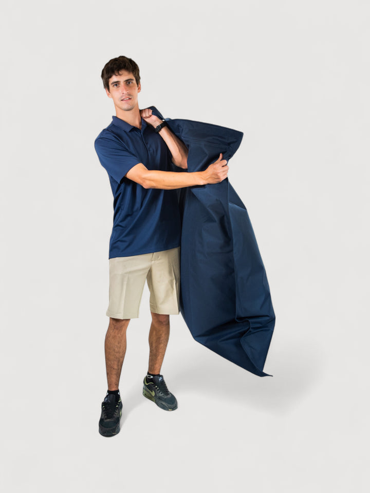 Puff Rectangular Exterior Impermeable PUF - Azul / Azul
