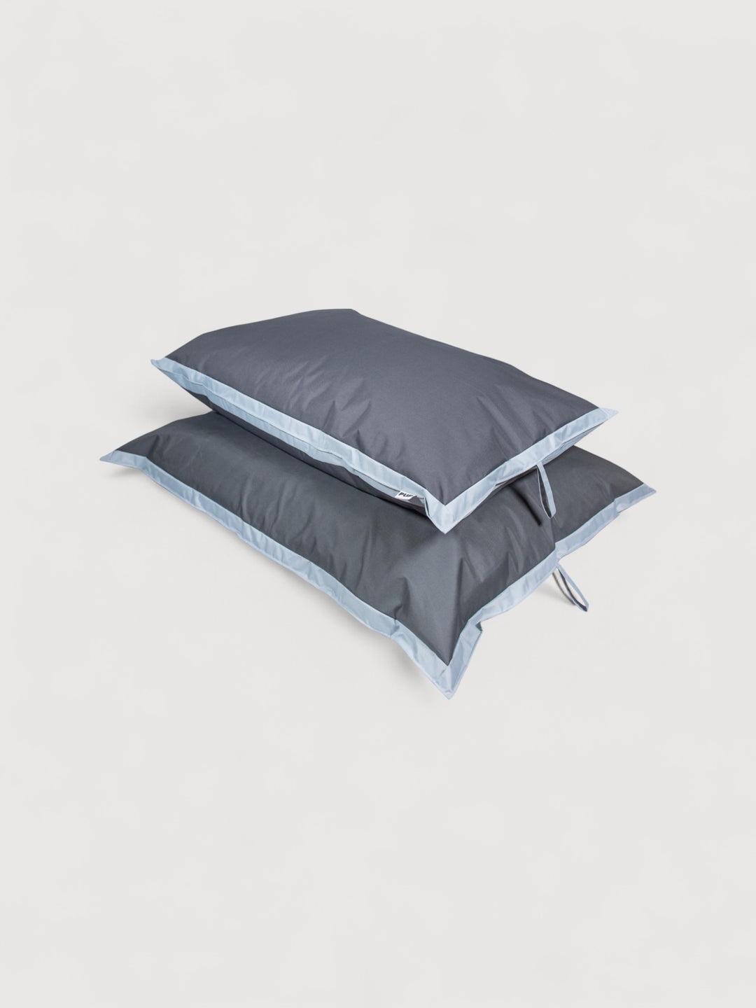 Puff Rectangular Exterior Impermeable PUF - Gris Oscuro / Gris Claro