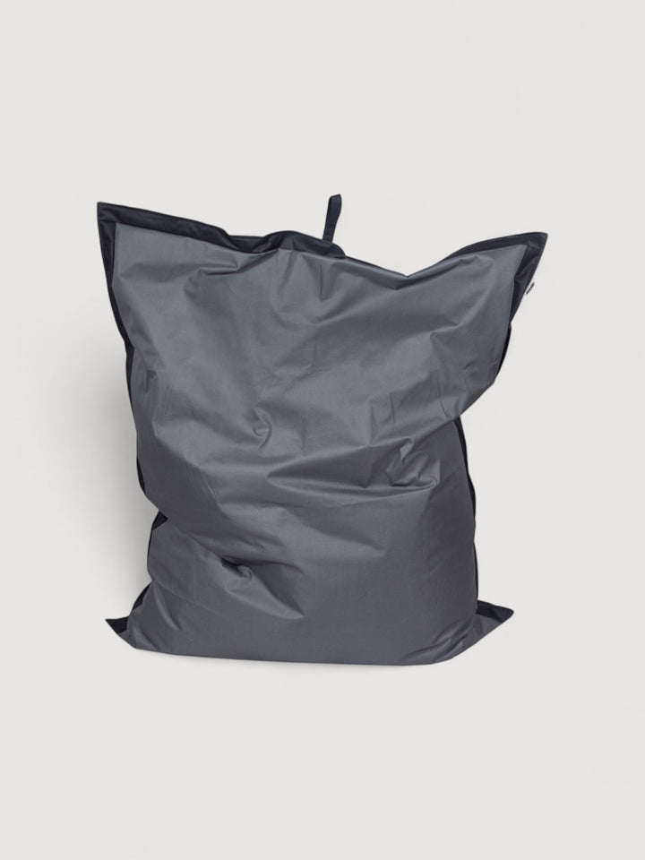 Puff Rectangular Exterior Impermeable PUF - Gris Oscuro / Negro