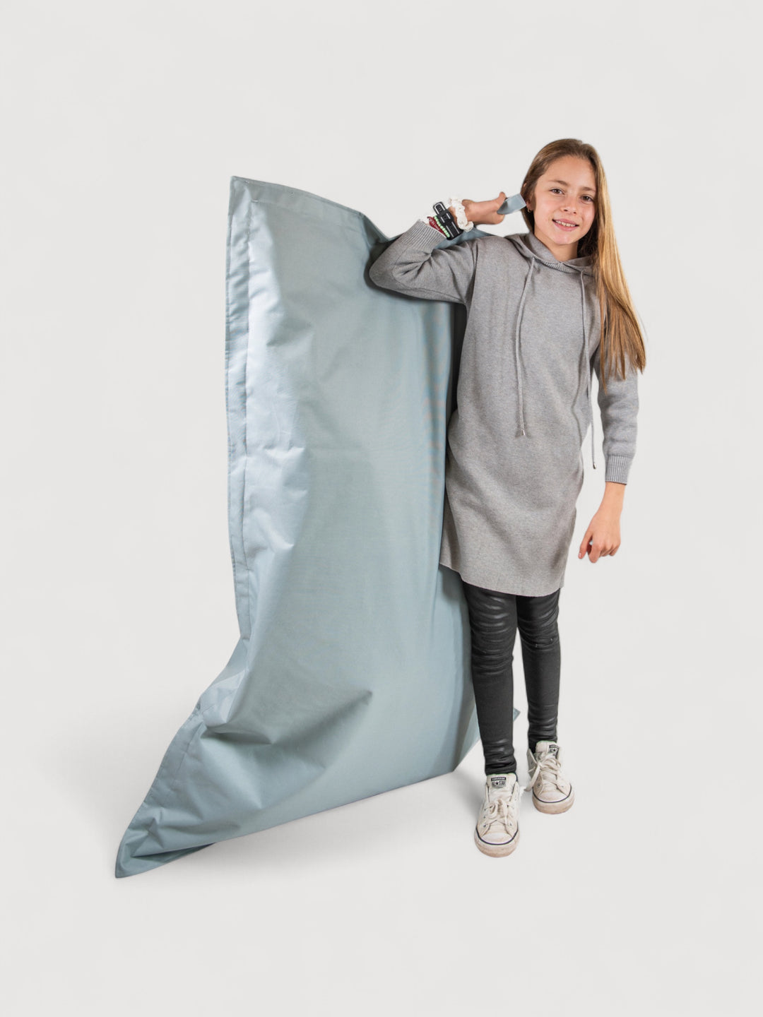 Puff Rectangular Exterior Impermeable PUF - Gris Claro / Gris Claro