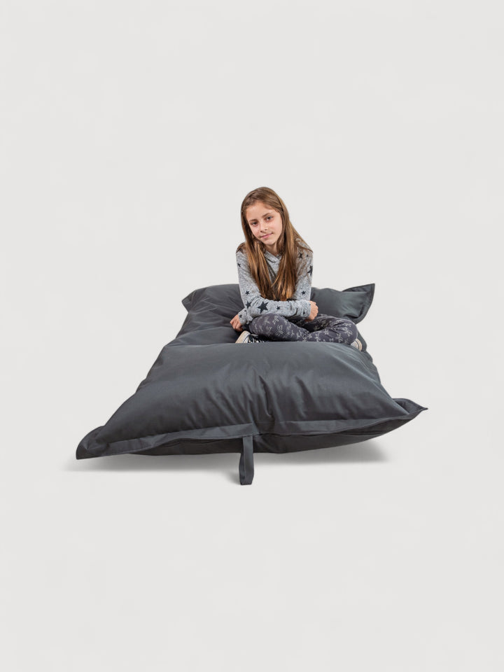 Puff Rectangular Exterior Impermeable PUF - Gris Oscuro / Gris Oscuro