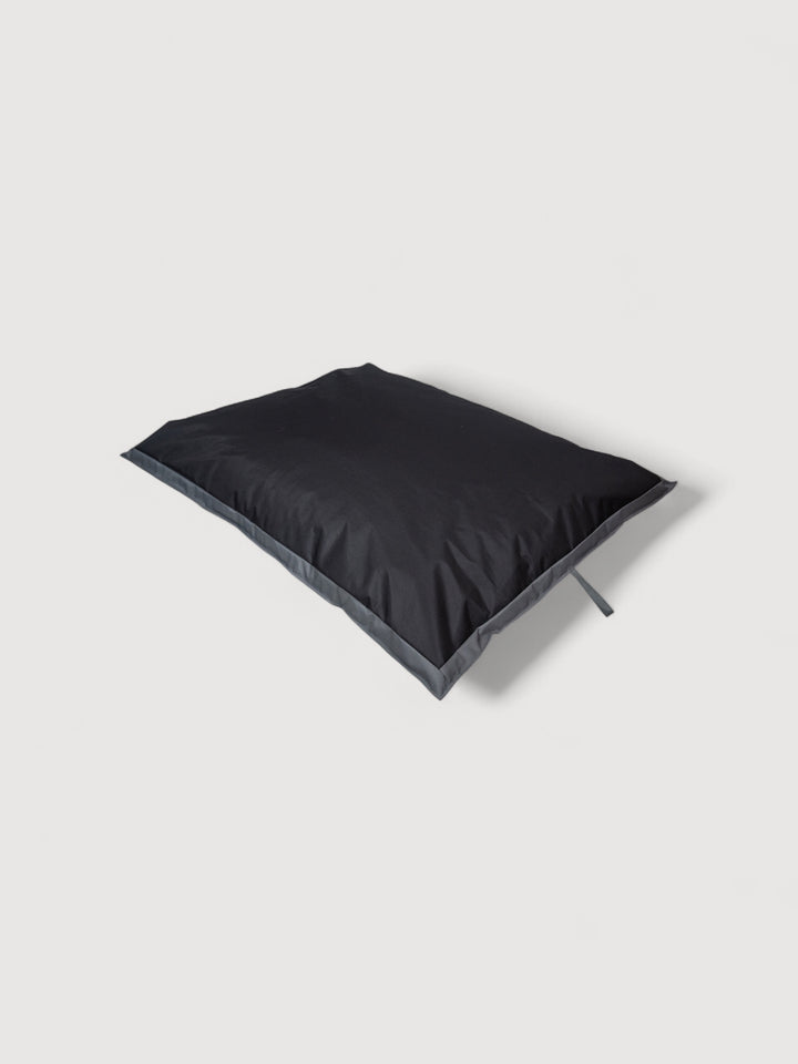 Puff Rectangular Exterior Impermeable PUF - Negro / Gris Oscuro