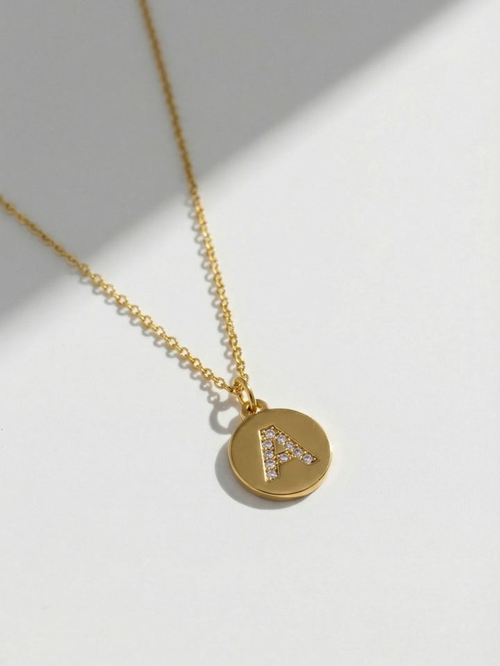 Collar Letra Circonitas