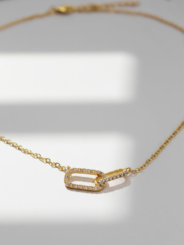 Collar Pareja Infinita Brillante