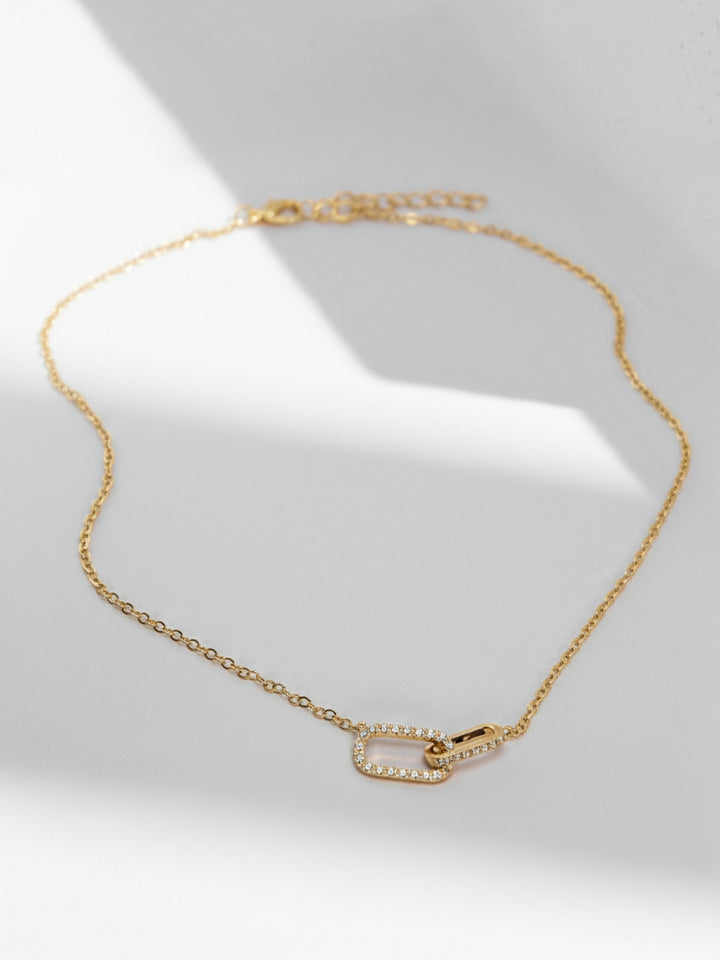 Collar Pareja Infinita Brillante