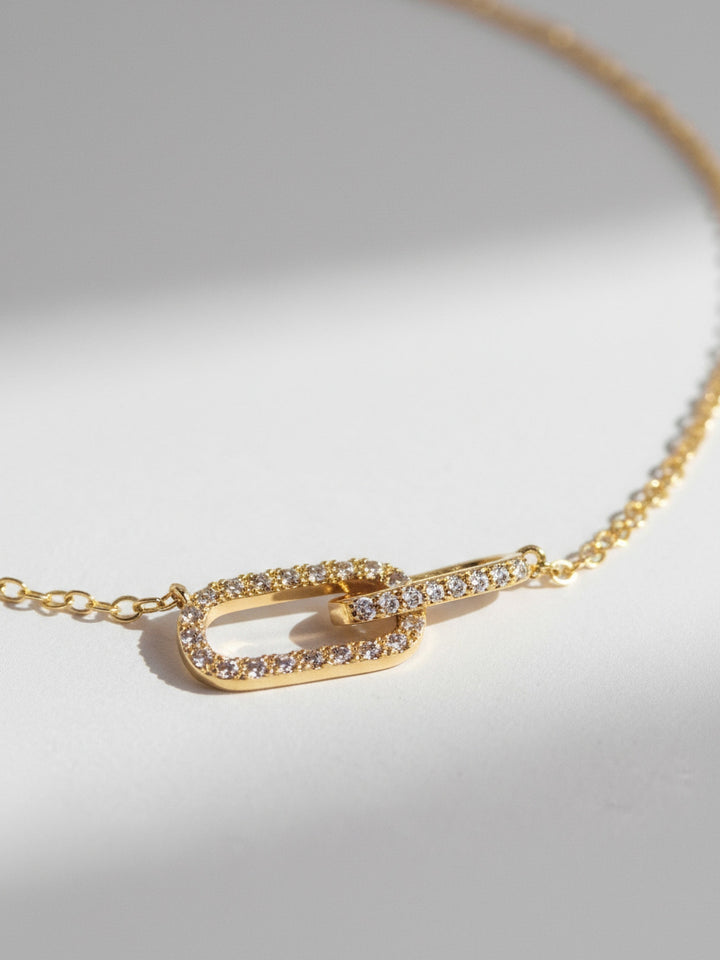 Collar Pareja Infinita Brillante