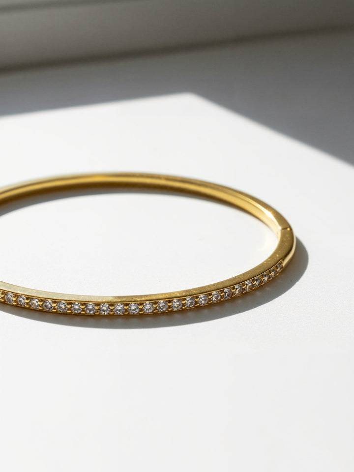 Pulsera Oro Brillos- Joyas