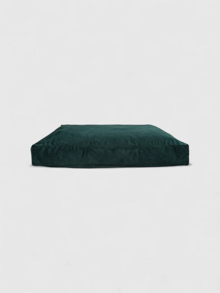 Cama Mascotas Terciopelo PUF - Verde