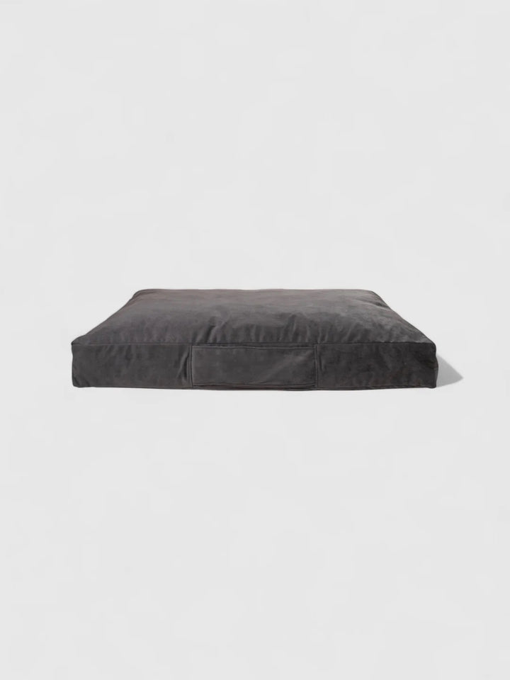 Cama Mascotas Terciopelo PUF - Gris