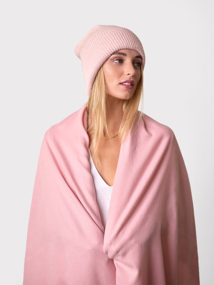 Pack Rosado - Pashmina & Beanie