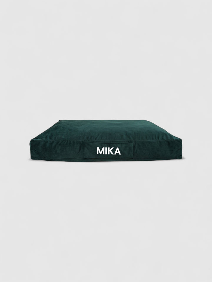 Cama Mascotas Terciopelo PUF - Verde