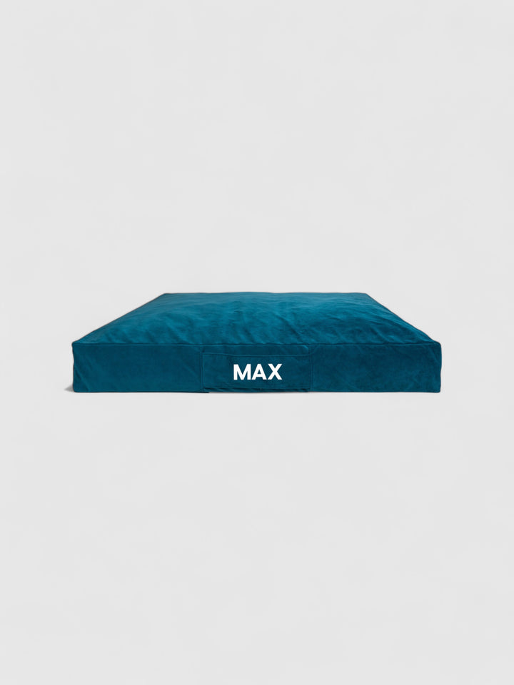 Cama Mascotas Terciopelo PUF - Turquesa