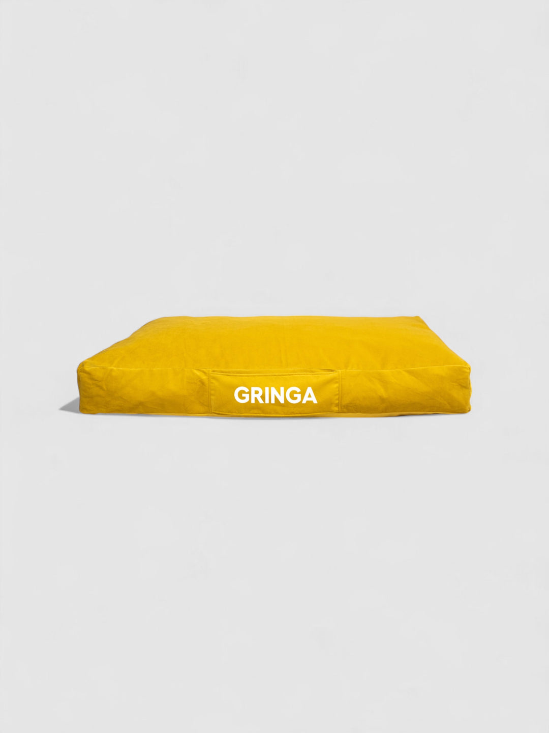 Cama Mascotas Terciopelo PUF - Amarillo