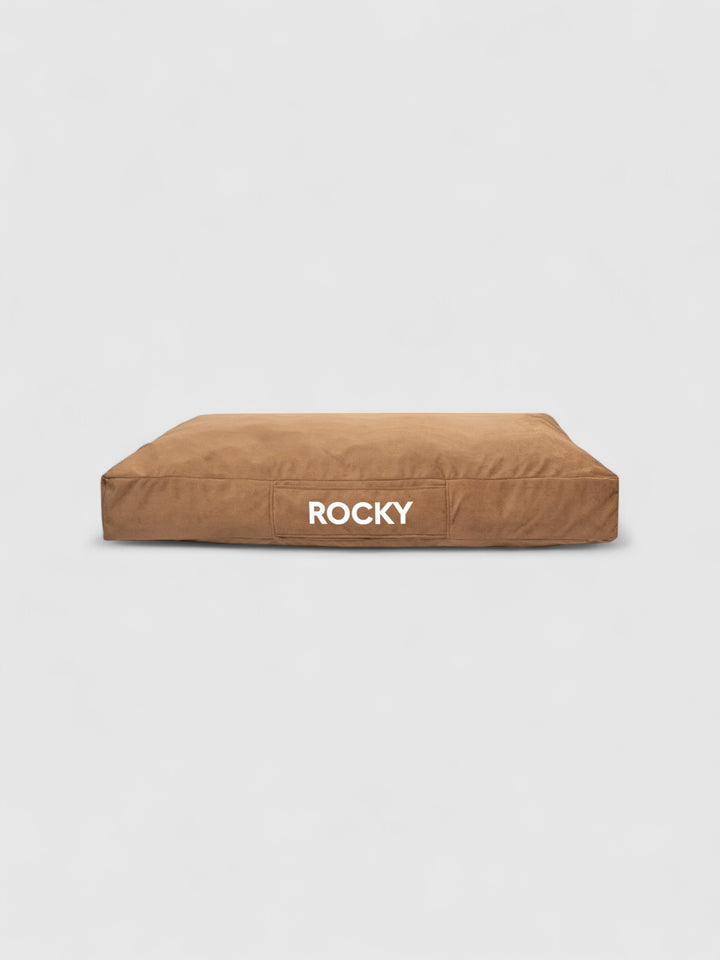 Cama Mascotas Terciopelo PUF - Camel