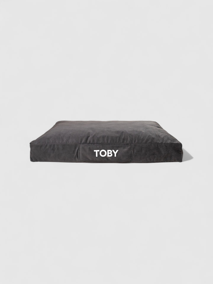 Cama Mascotas Terciopelo PUF - Gris
