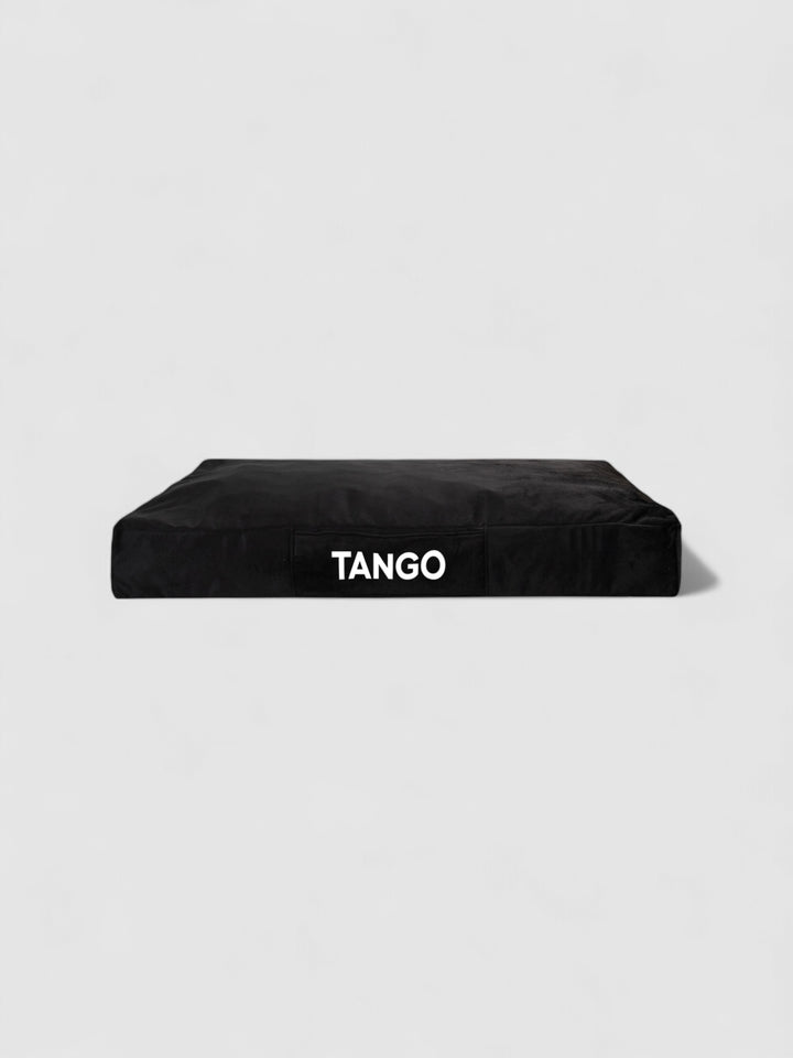 Cama Mascotas Terciopelo PUF - Negro