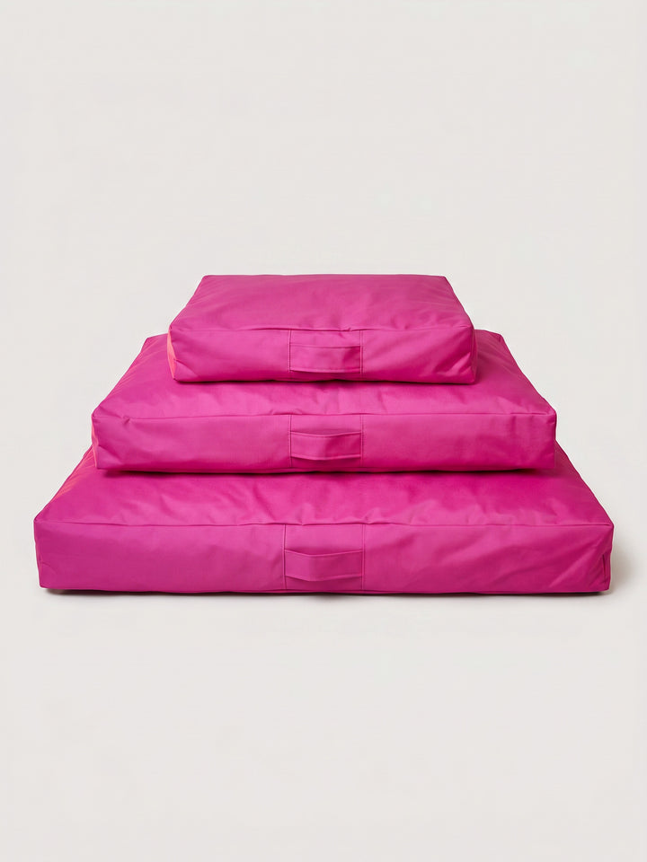 Cama Mascotas Lona PUF - Fucsia