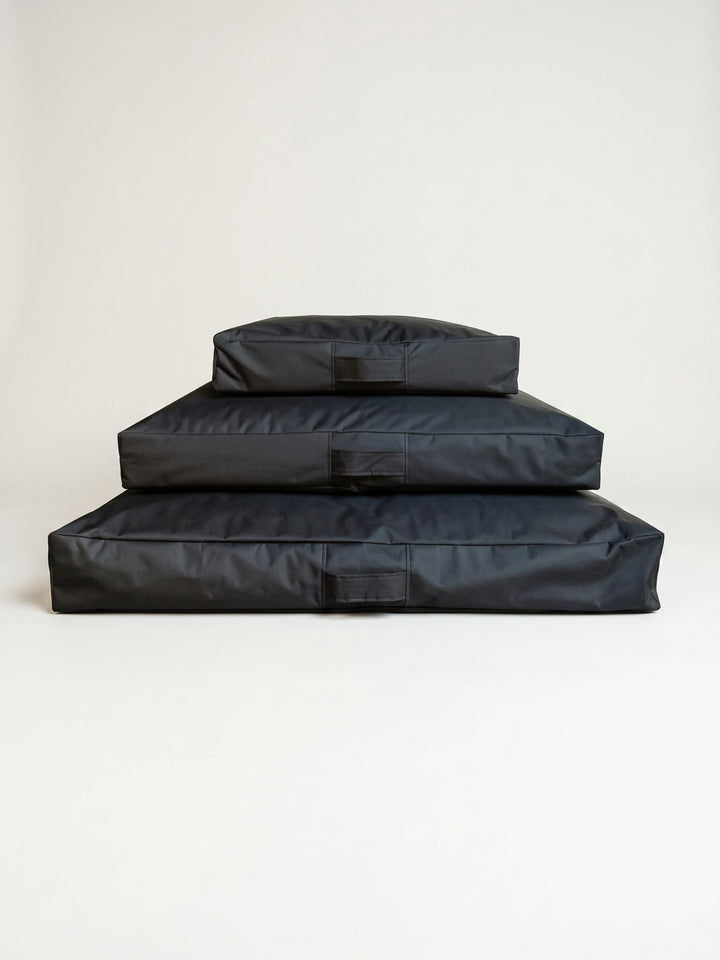 Cama Mascotas Lona PUF - Negro