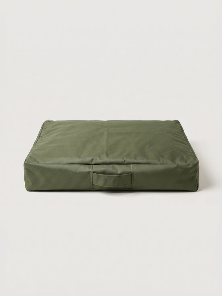 Cama Mascotas Lona PUF - Verde Militar