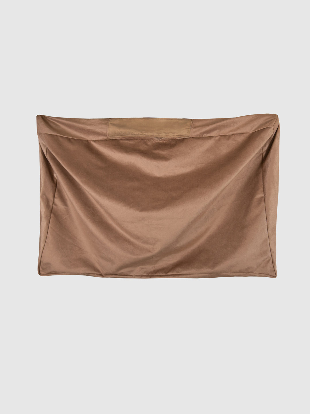 Funda Terciopelo Cama Mascotas PUF - Camel