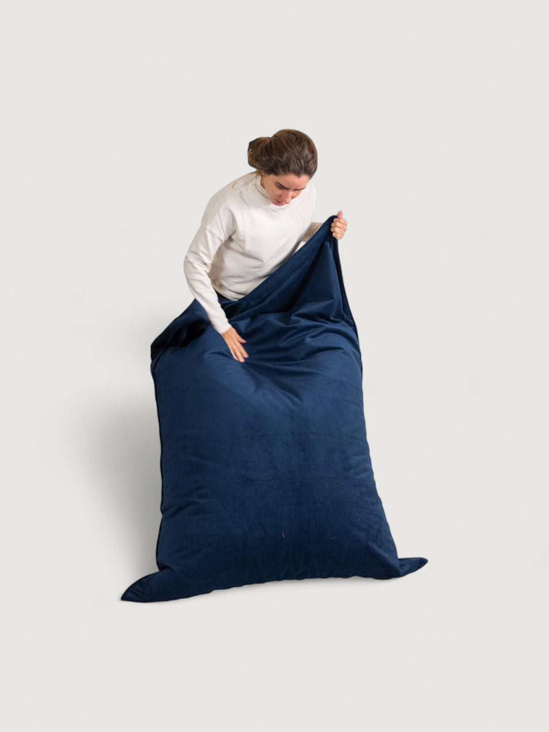 Puff Rectangular de Interior PUF - Azul